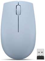 Мышь беспроводная Lenovo 300 Wireless Compact, радио, оптическая, USB, 1000dpi, [gy51l15679]