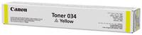 Тонер Canon 034, для iR C1225iF, желтый, туба (9451B001)