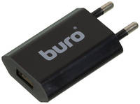Сетевое зарядное устройство Buro TJ-164b, USB, 5Вт, 1A, черный
