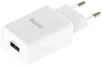 Сетевое зарядное устройство Buro BUWA1, USB-A, 10.5Вт, 2.1A, белый [buwa10s100wh]