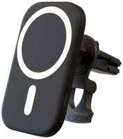 Держатель Wiiix CW-39V для смартфонов, магнитный, беспроводная зарядка, черный
