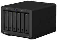 Сетевое хранилище NAS Synology Original DS620SLIM 6-bay настольный Celeron J3355