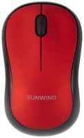 Мышь SunWind SW-M200, оптическая, беспроводная, USB, и [1611656]