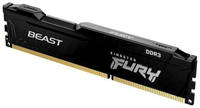 Оперативная память Kingston Fury Beast KF316C10BB/8 DDR3 - 1x 8ГБ 1600МГц, DIMM, Ret