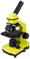 Микроскоп LEVENHUK Rainbow 2L Plus, световой / оптический / биологический, 64-640х, на 3 объектива, желтый / черный [69044]