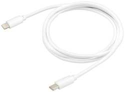 Кабель Buro Lightning (m) - USB Type-C (m), 1м, 3A, белый [pd18w]