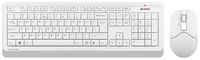 Комплект (клавиатура+мышь) A4TECH Fstyler FG1012, USB, беспроводной, [fg1012 ]