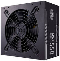 Блок питания Cooler Master MWE Bronze V2 550W, 550Вт, 120мм, черный, retail [mpe-5501-acaab-eu]