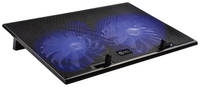 Подставка для ноутбука Digma D-NCP170-2, 17″, 390х270х27 мм, 2хUSB, вентиляторы 2 х 150 мм, 600г, черный