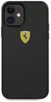 Чехол (клип-кейс) Ferrari, для Apple iPhone 12 mini, противоударный, [fercahcp12sbk]