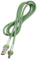 Кабель Redline Candy, micro USB (m) - USB (m), 1м, 2A, зеленый [ут000021985]