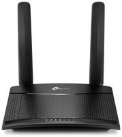 Wi-Fi роутер TP-LINK TL-MR100, N300, черный