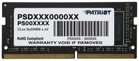 Оперативная память Patriot Signature PSD44G266681S DDR4 - 1x 4ГБ 2666МГц, для ноутбуков (SO-DIMM), Ret