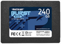 SSD накопитель Patriot Burst Elite PBE240GS25SSDR 240ГБ, 2.5″, SATA III, SATA