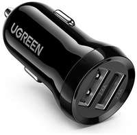 Автомобильное зарядное устройство UGREEN ED018, 2xUSB, 24Вт, 2.4A, черный [50875_]