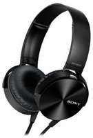 Наушники Sony MDR-XB450, 3.5 мм, накладные, черный [mdr-xb450ap]