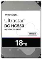 Жесткий диск WD Ultrastar DC HC550 WUH721818ALE6L4, 18ТБ, HDD, SATA III, 3.5″ [0f38459]