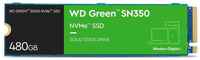 SSD накопитель WD Green SN350 WDS480G2G0C 480ГБ, M.2 2280, PCIe 3.0 x4, NVMe, M.2
