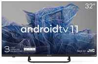 32″ Телевизор KIVI 32F750NB, FULL HD, черный, СМАРТ ТВ, Android