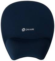 Коврик для мыши Oklick OK-RG0580-BL (S) синий, ткань, 245х220х24мм