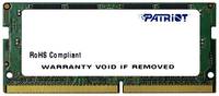Оперативная память Patriot Signature PSD44G240081S DDR4 - 1x 4ГБ 2400МГц, для ноутбуков (SO-DIMM), Ret