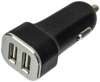 Автомобильное зарядное устройство Deppa GA-3003W, 2xUSB, 8-pin Lightning (Apple), 12Вт, 2.4A, черный [11285]