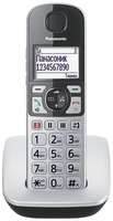 Радиотелефон Panasonic KX-TGE510RUS, серебристый