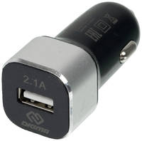 Автомобильное зарядное устройство Digma DGCC-1U-2.1A-BS, USB, 10.5Вт, 2.1A, черный