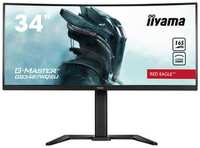 34″ Монитор Iiyama G-Master GB3467WQSU-B5, 3440x1440, VA, 165Гц, 2хHDMI, 2хDP, изогнутый, черный