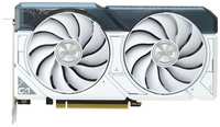 Видеокарта ASUS NVIDIA GeForce RTX 4060 DUAL-RTX4060-O8G-WHITE 8ГБ Dual, GDDR6, OC, Ret