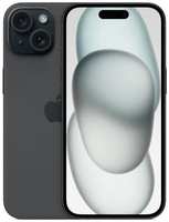 Смартфон Apple iPhone 15 128Gb, A3092, черный (MV9J3CH/A)