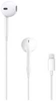 Наушники Apple EarPods A1748, Lightning, вкладыши, белый [mmtn2fem / a] (MMTN2FEM/A)
