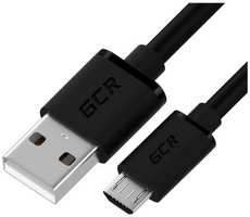Кабель GREENCONNECT GCR-53610, micro USB (m) - USB (m), 0.15м, 2A, черный