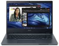 Ноутбук Acer TravelMate P4 TMP414-51-7468 NX.VPAER.00R, 14″, IPS, Intel Core i7 1165G7 2.8ГГц, 4-ядерный, 16ГБ DDR4, 512ГБ SSD, Intel Iris Xe graphics, Windows 11 Professional, синий