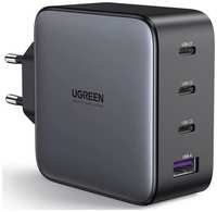 Сетевое зарядное устройство UGREEN 40747, USB A + 3 х USB type-C, 100Вт, 5A, черный