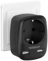 Сетевой фильтр TESSAN TS-611-DE, черный