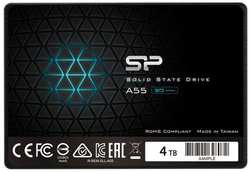 SSD накопитель Silicon Power Ace A55 SP004TBSS3A55S25 4ТБ, 2.5″, SATA III, SATA