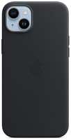 Чехол (клип-кейс) Apple Leather Case with MagSafe A2907, для Apple iPhone 14 Plus, черный [mpp93zm / a] (MPP93ZM/A)