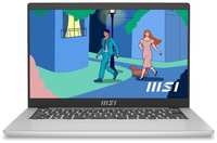 Ультрабук MSI Modern 14 C12MO-689RU 9S7-14J111-689, 14″, IPS, Intel Core i5 1235U 1.3ГГц, 10-ядерный, 16ГБ DDR4, 512ГБ SSD, Intel Iris Xe graphics, Windows 11 Professional, серебристый