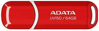 Флешка USB A-Data DashDrive UV150 64ГБ, USB3.0, красный [auv150-64g-rrd]