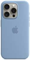 Чехол (клип-кейс) Apple MT1L3ZM / A, Winter Blue, для Apple iPhone 15 Pro (MT1L3ZM/A)