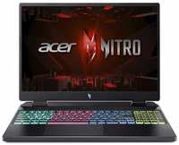 Ноутбук игровой Acer Nitro 16 AN16-41-R89N NH.QLJCD.002, 16″, IPS, AMD Ryzen 9 7940H 4ГГц, 8-ядерный, 32ГБ DDR5, 1ТБ SSD, NVIDIA GeForce RTX 4070 для ноутбуков - 8 ГБ, без операционной системы, черный