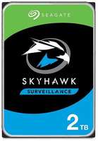 Жесткий диск Seagate Skyhawk ST2000VX017, 2ТБ, HDD, SATA III, 3.5″
