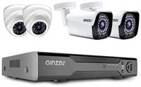 Комплект видеонаблюдения Ginzzu HK-440N (00-00001519)