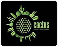 Коврик для мыши Cactus Logo Cactus (S) , ткань, 250х200х3мм [cs-mp-d03s]