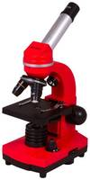 Микроскоп BRESSER Junior Biolux SEL, световой / оптический / биологический, 40–1600x, на 3 объектива, красный [74320]