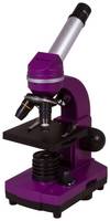 Микроскоп BRESSER Junior Biolux SEL, световой / оптический / биологический, 40–1600x, на 3 объектива, фиолетовый [74321]