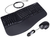 Комплект (клавиатура+мышь) Microsoft Ergonomic Keyboard & Mouse Busines, USB, проводной, [rjy-00011]