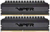 Оперативная память Patriot Viper 4 Blackout PVB432G320C6K DDR4 - 2x 16ГБ 3200МГц, DIMM, Ret