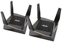 Wi-Fi роутер ASUS RT-AX92U(2-PK), AX6100, черный, 2 шт. в комплекте (RT-AX92U(2-PK))